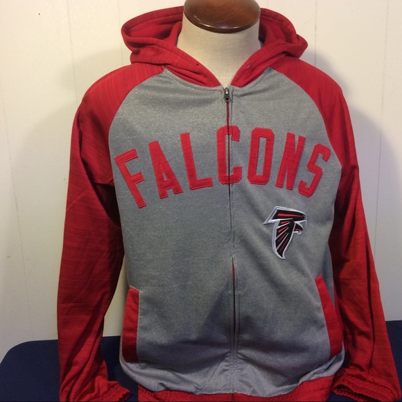 NFL Atlanta Falcons mens full zip up hoodie size medium - Picture 1 of 8